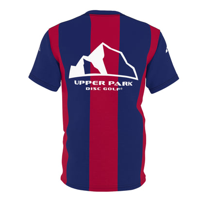 Euro Stripe Red/Blue jersey back