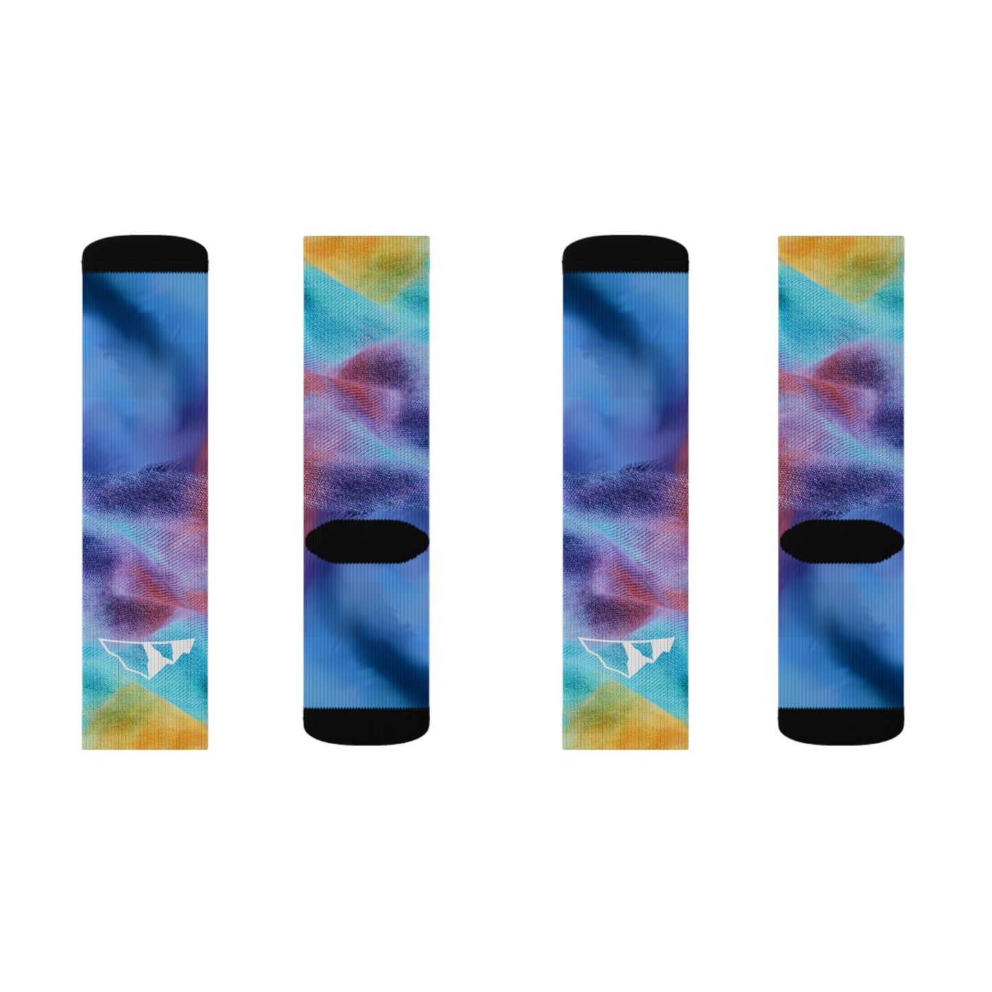 "Mountain Tie-Dye" Sublimation Socks