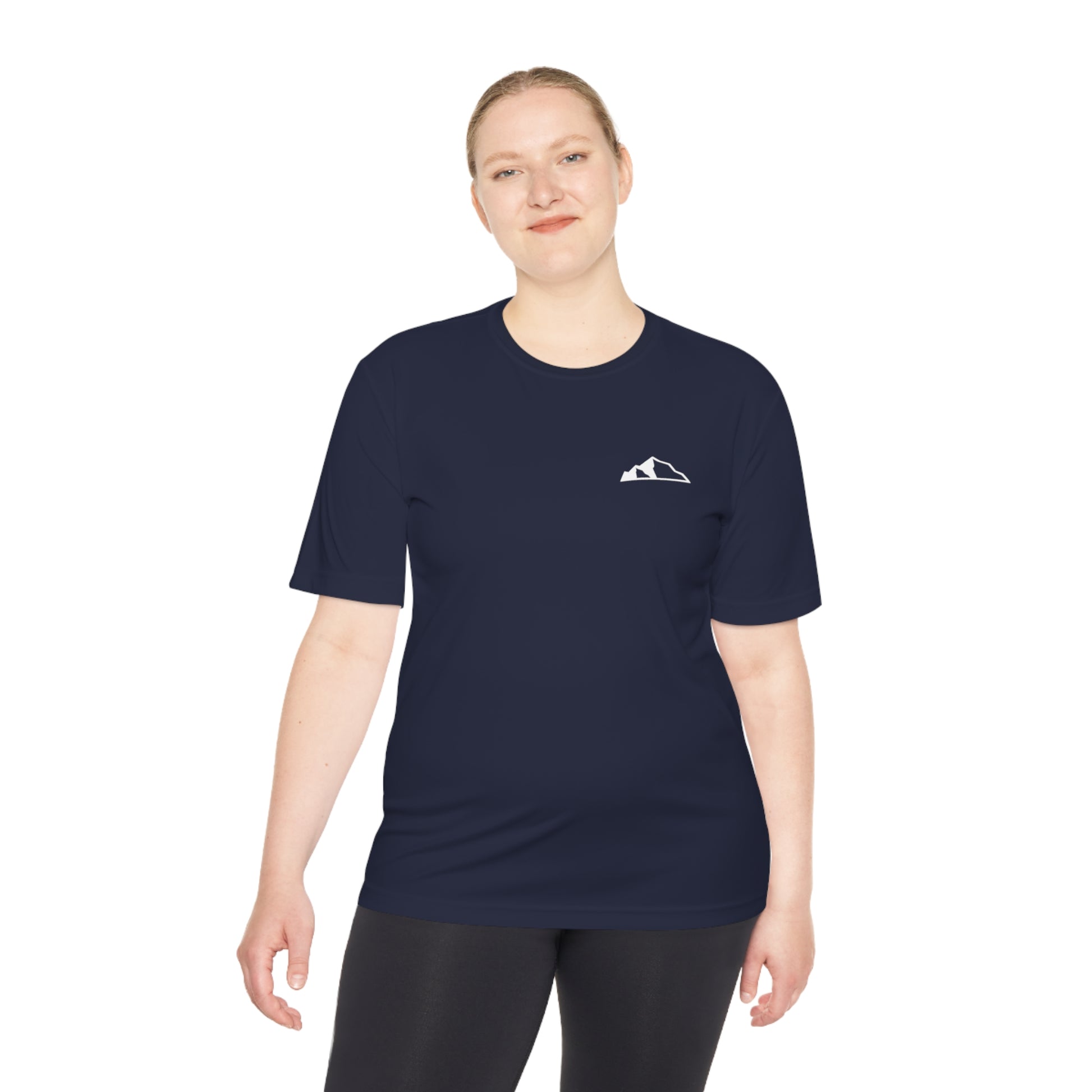 Team Logo Unisex Moisture Wicking Tee - navy