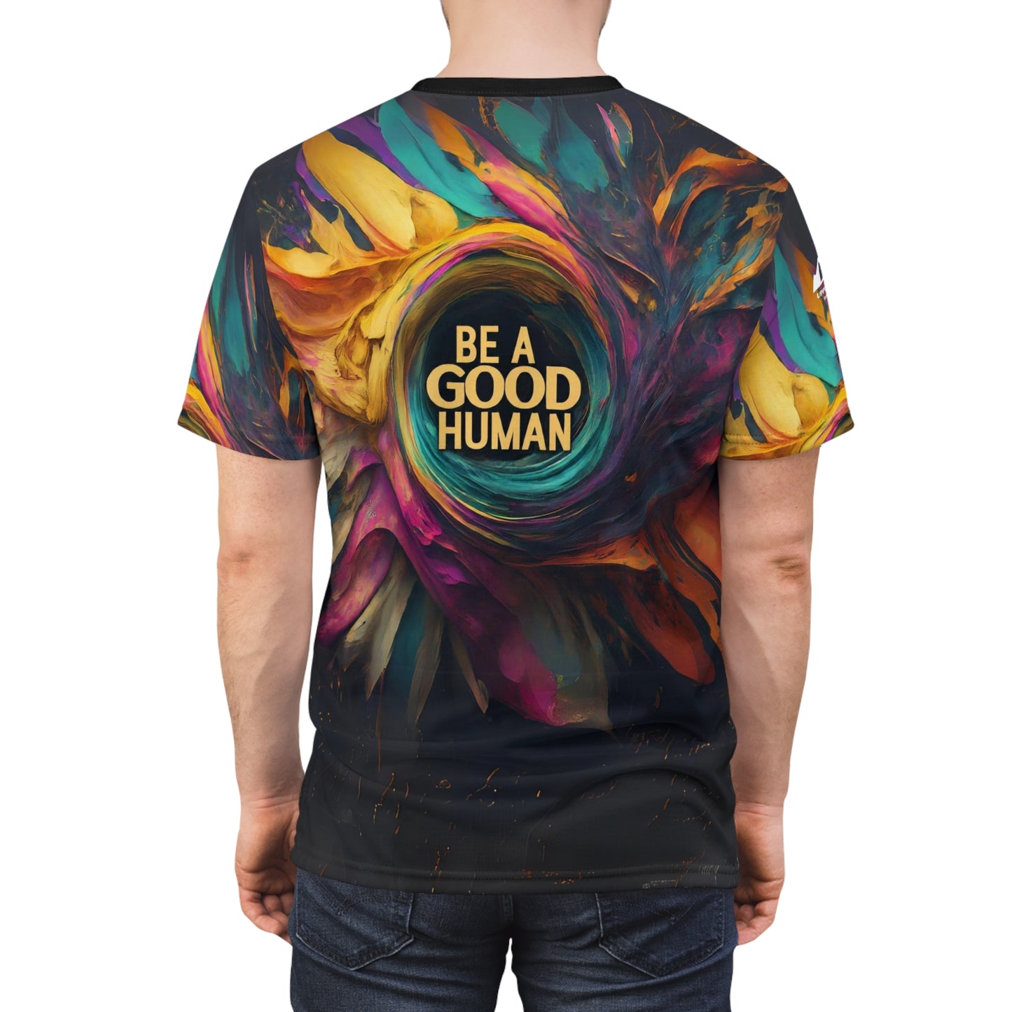 "Be a Good Human" Unisex All Over Print Jersey