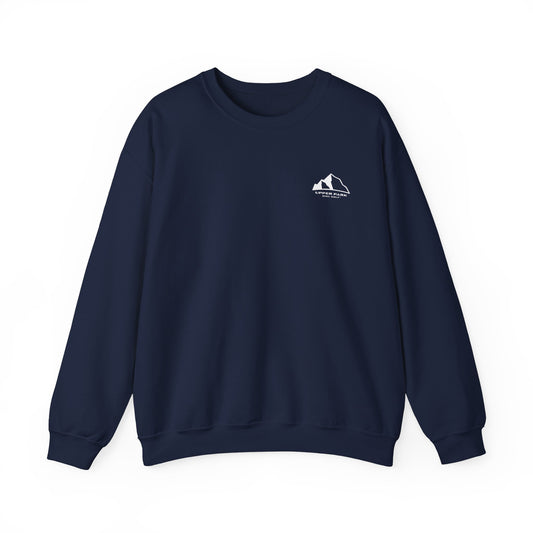 Mountain Stack Unisex Heavy Blend™ Crewneck Sweatshirt - Navy front