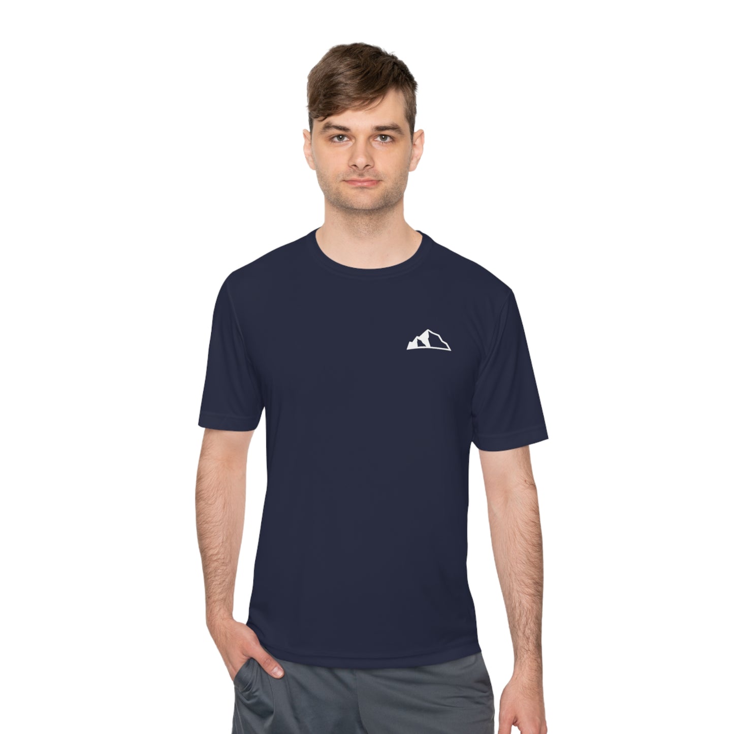 Team Logo Unisex Moisture Wicking Tee - navy