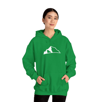 Mountain Icon - Heavy Blend™ Hoodie - irish green front