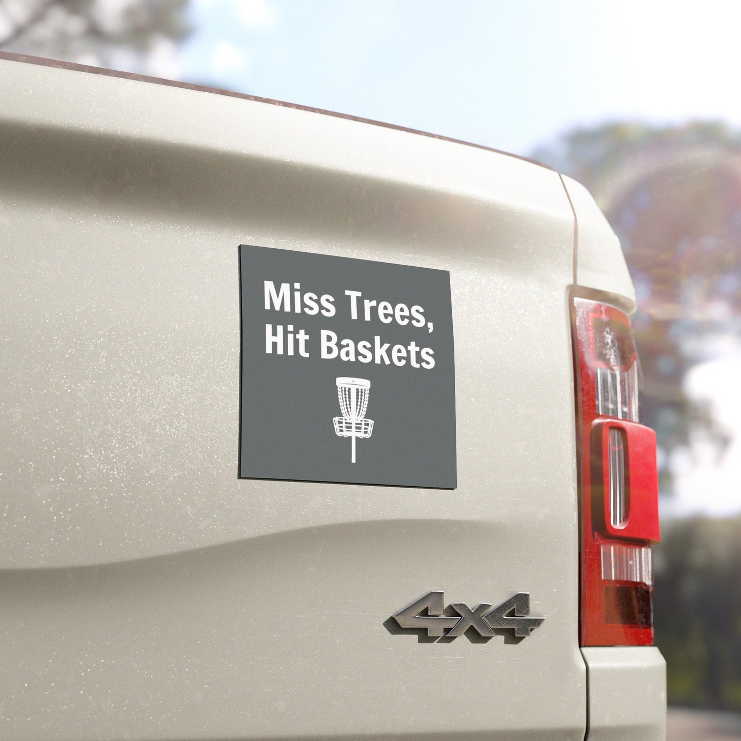 Miss Trees Hit Baskets magnet