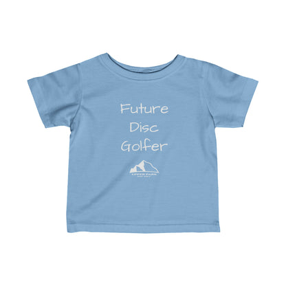 "Future Disc Golfer" Infant Fine Jersey -light blue