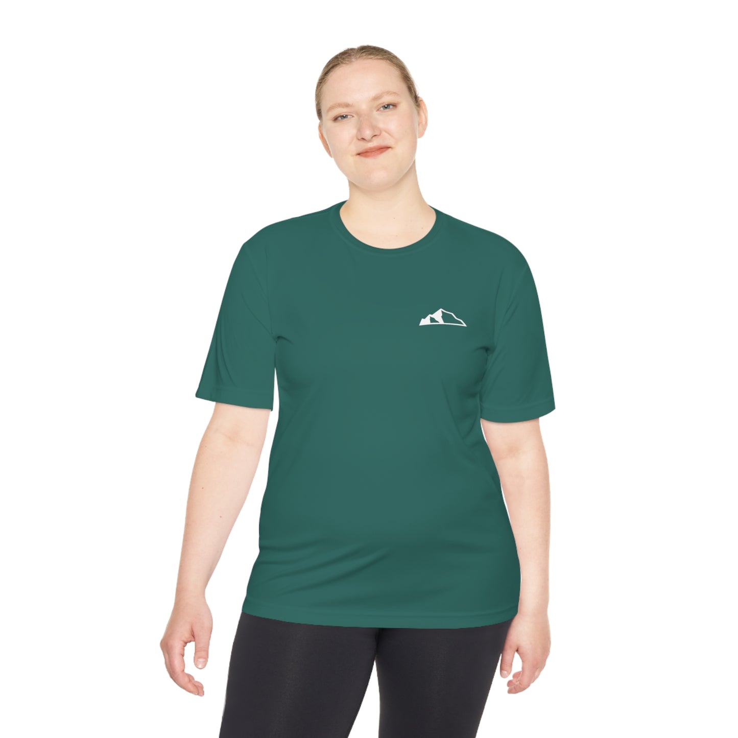 Team Logo Unisex Moisture Wicking Tee - forest gr