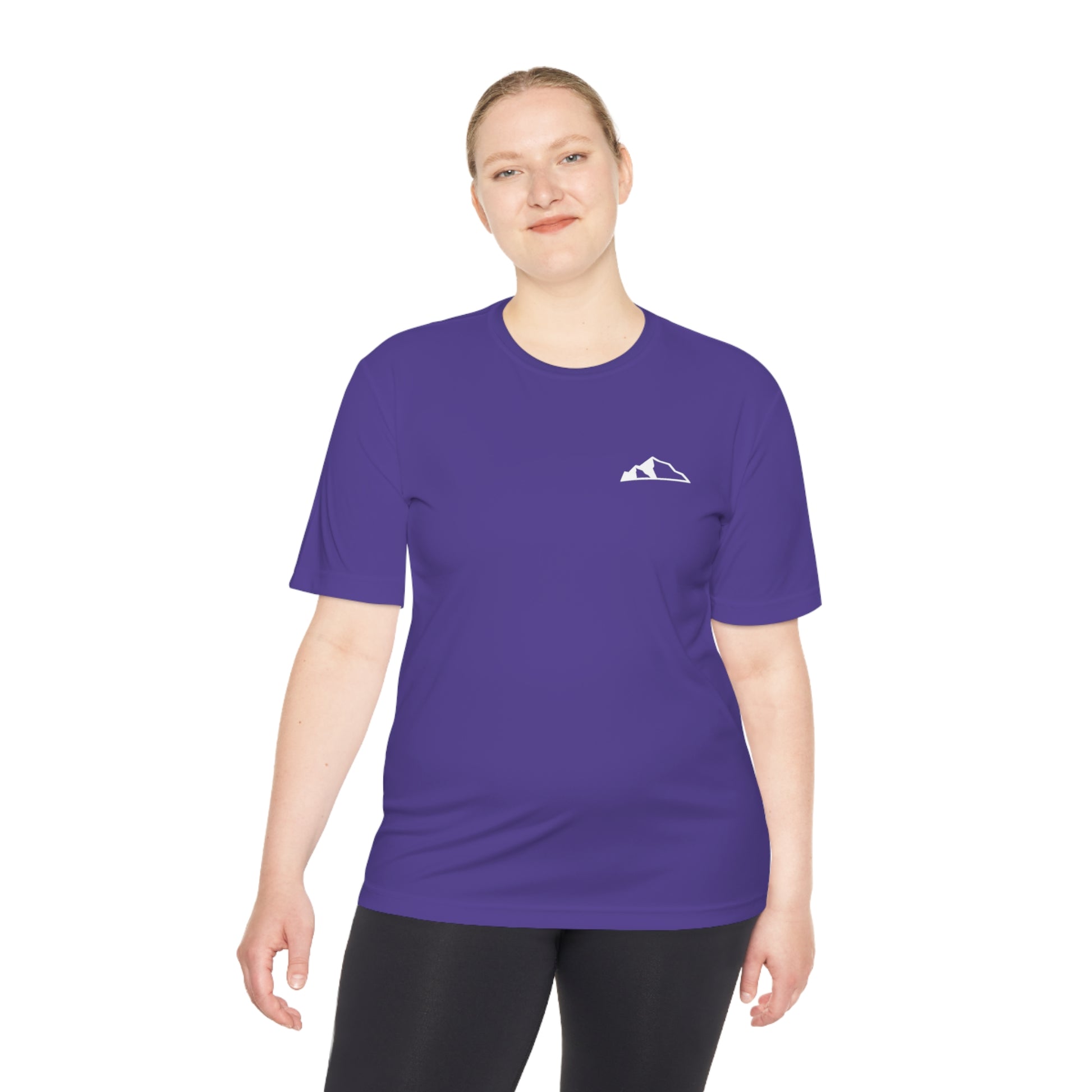 Team Logo Unisex Moisture Wicking Tee - purple