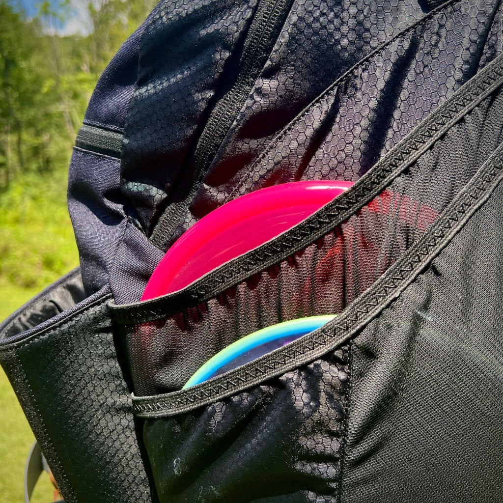 Shift Disc Golf Bag eclipse pocket closeup