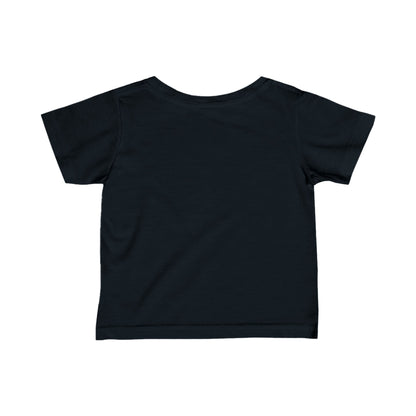 "Future Disc Golfer" Infant Fine Jersey Tee  - black, back