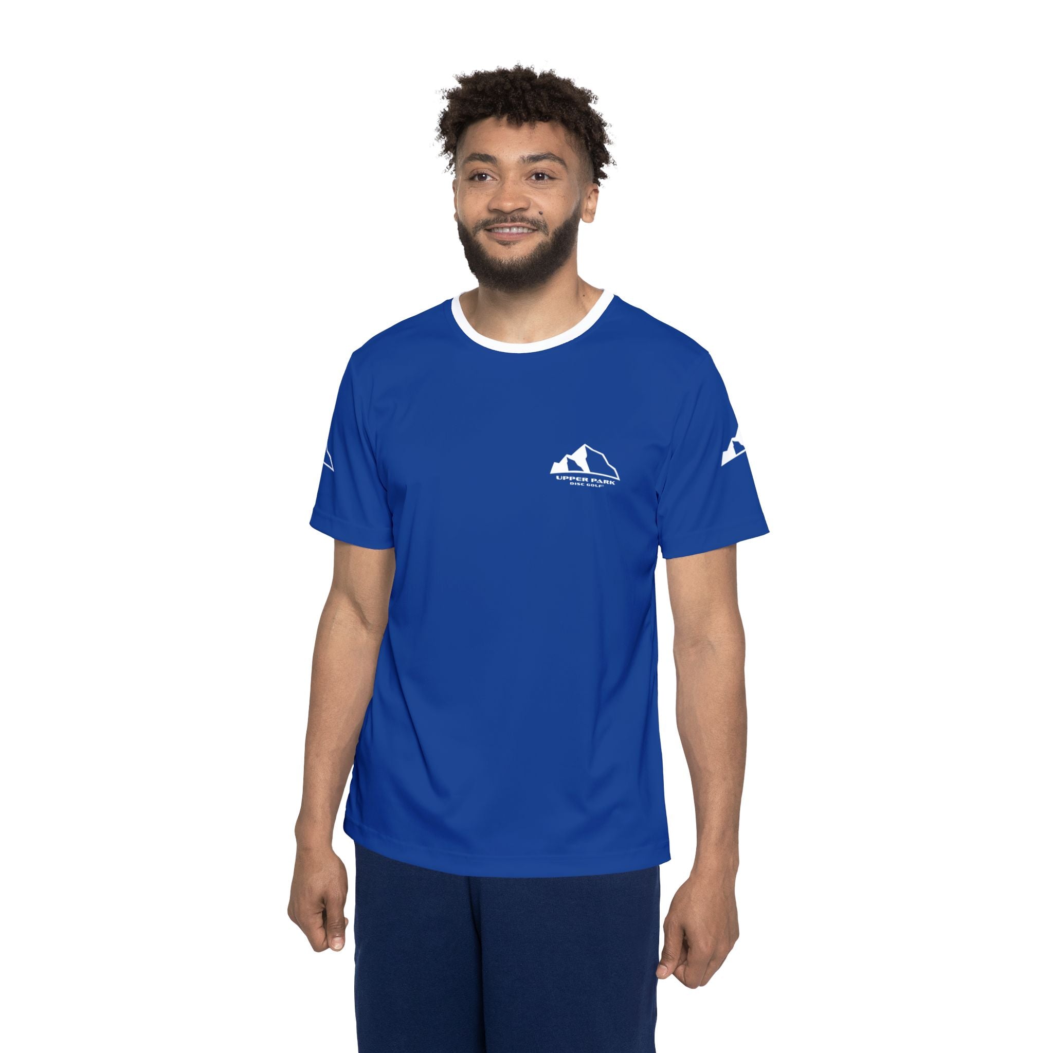 Blue Men's Sports Jersey – Upper Park Disc Golf