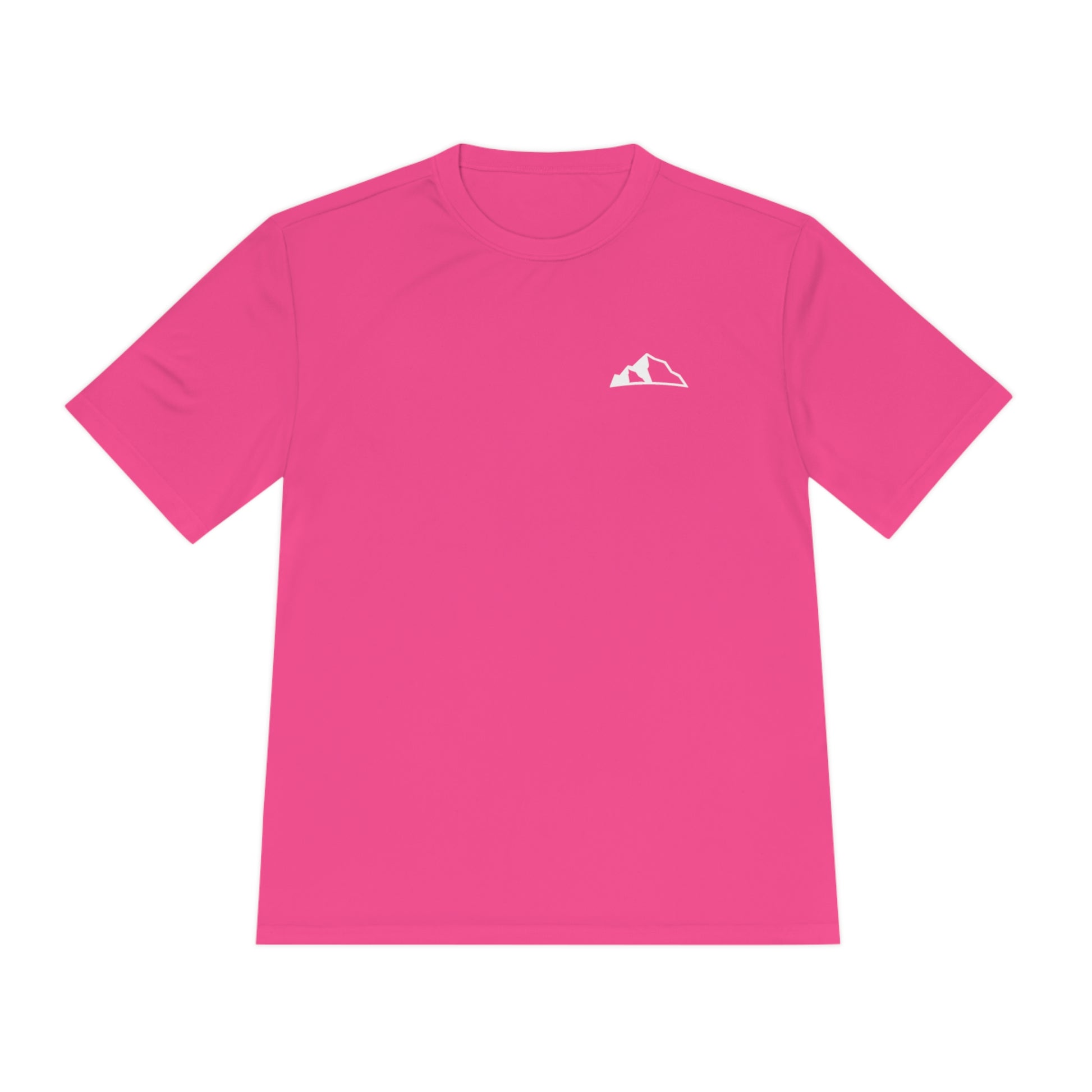 Team Logo Unisex Moisture Wicking Tee - neon pink