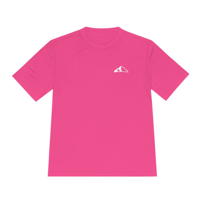 Team Logo Unisex Moisture Wicking Tee - neon pink