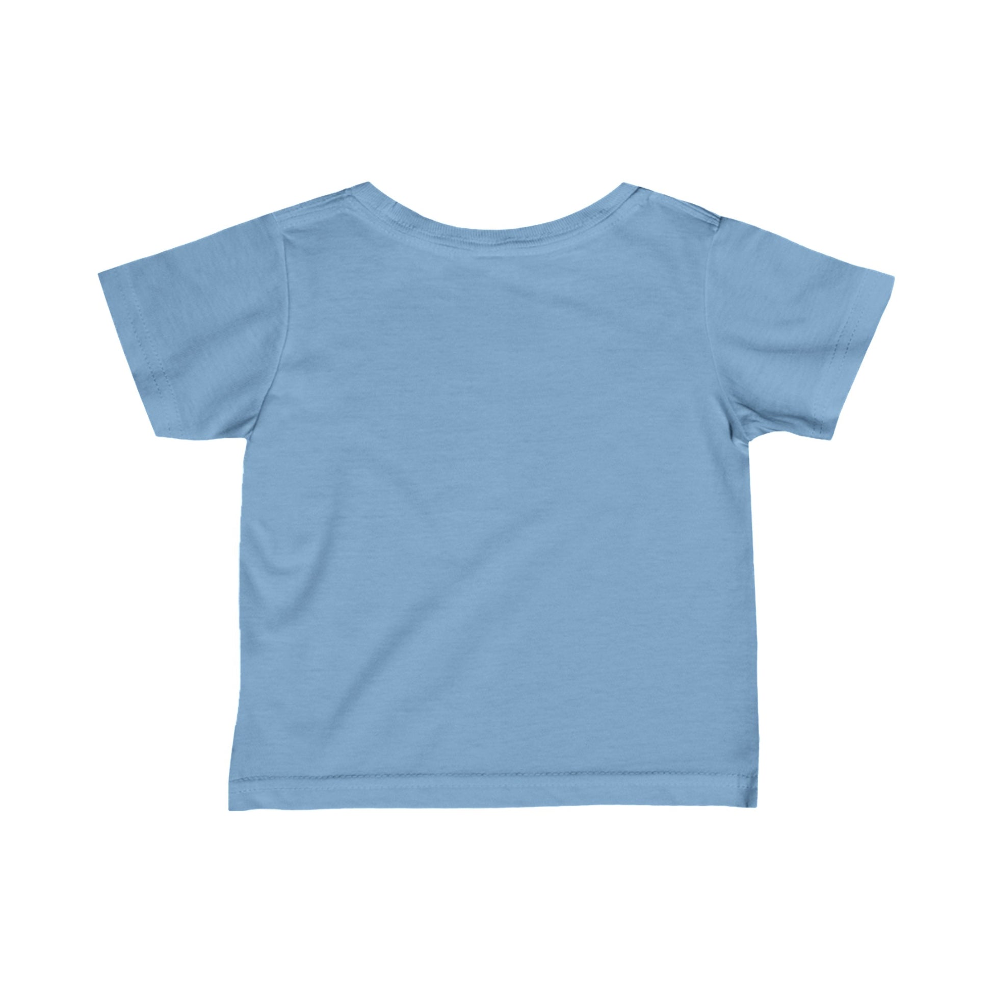 "Future Disc Golfer" Infant Fine Jersey Tee - lt blue, back