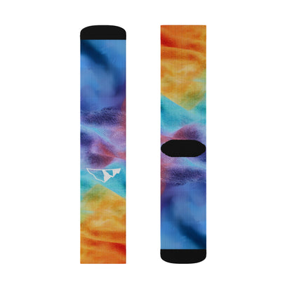 "Mountain Tie-Dye" Sublimation Socks