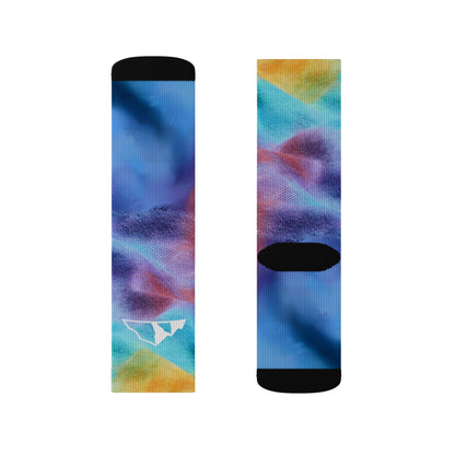 "Mountain Tie-Dye" Sublimation Socks