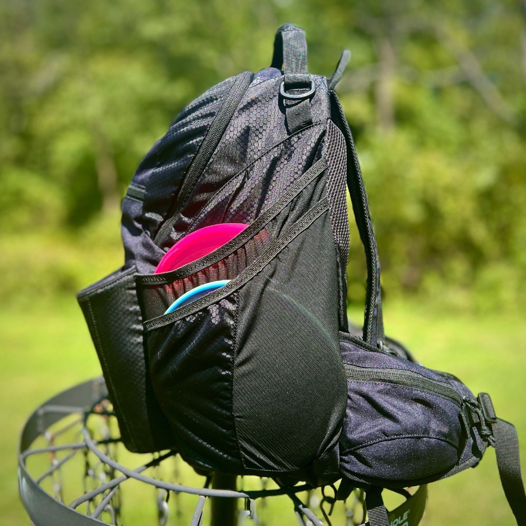 Shift Disc Golf Bag - eclipse side pockets, full