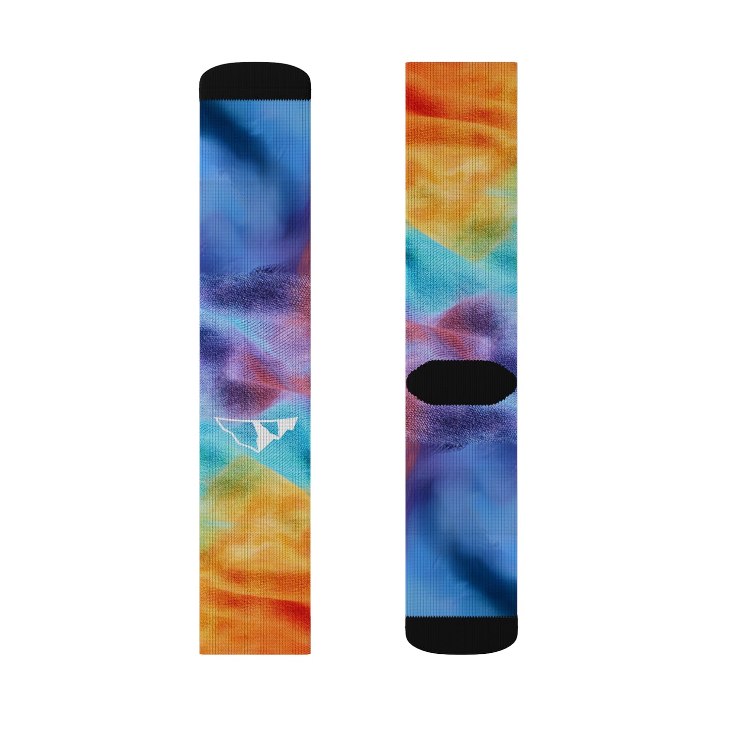 "Mountain Tie-Dye" Sublimation Socks